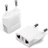 Unidapt 2-pack Europe Travel Plug Adapter, USA to European Plug Adapters, Travel from US Canada America Mexico to EU Europe Italy France Germany S...