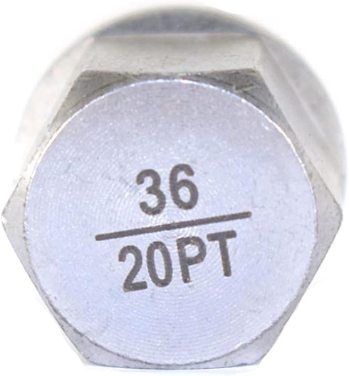 TEMO 36/20Pt Wheel Lock Nut Screw Removal Key Anti-Theft Lugnut Socket S3054 for BMW Vehicles...