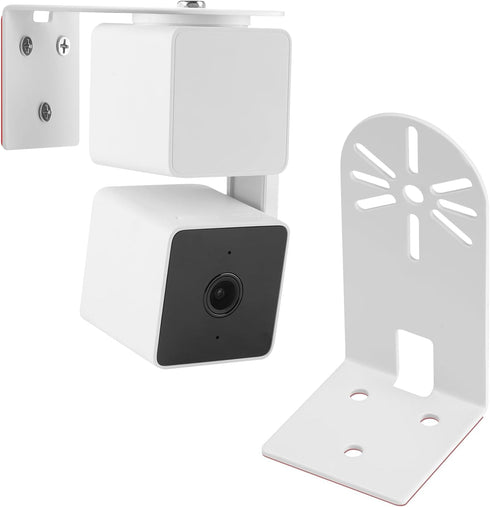 OLAIKE Adhesive Metal Wall Mount compatible with Google Nest Cam (Battery)/Indoor Security Cam & Wyze Cam Pan V3/V2 & Eufy Cam E220/P24, No Drill ...