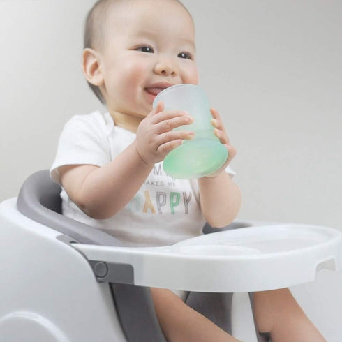Olababy Silicone Training Cup | Water Drinking Cup For Babies | 6+ Mo Infant To 12-18 Months Toddler | Transition To Sippy Cup For Kids & Smoothie...
