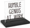 Funny Quote for Desk, Minimalist Office Decor for Men and Women, Tabletop Motivational Desk Accessory, Boss Gag Gift, XXY57...