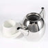 Stainless Steel Teapot Quart Tea Kettle Coffee Tea Pot Water Kettle with Removable Infuser Filter Large Capacity 33 oz (1L)...