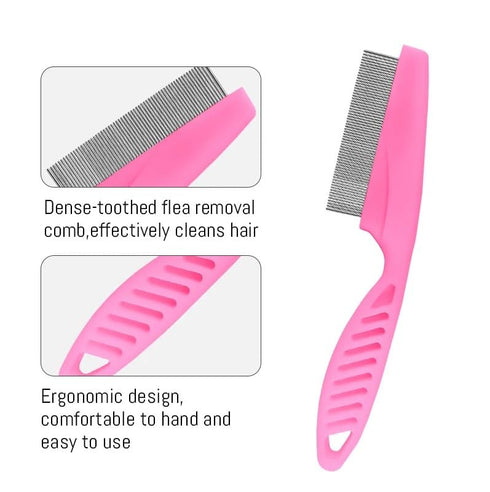 Self Cleaning Slicker Brush - Dog Cat Bunny Pet Grooming Shedding Brush - Easy to Remove Loose Undercoat - Pet Massaging Tool Suitable for Pets wi...