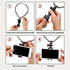 Neck Holder Lazy Neck Holder Stand Universal Neck Hanging Holder Smart Phone Sport Camera Self-timer Tool Adjustable 4-6 inch Bracket Compatible w...