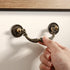 6PC Nostalgic Chic Drawer Drooping Guardrail Dresser Drawer Handles Vintage Bronze Cabinet Handles (3.78in)...