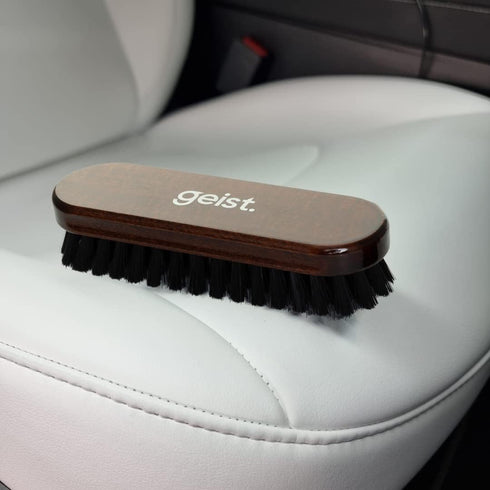 Leather & Upholstery Cleaning Brush Large | for detailing leather car seats, leather sofas, and Alcantara | For car interiors, furniture, boots, s...