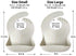Waterproof Silicone Baby Bib Light Weight Comfortable Easy Wipe Clean (Cherry Blossom, Large)...