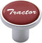 United Pacific 23226 - Air Brake Valve Control Knob - "Tractor", Red Glossy Sticker...