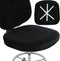 BUYUE Task Office Chair Seat Cover, Super Soft Velvet Student Dorm Computer Chair Stretch Washable Dustproof Slipcover Protectors (Seat Cover Only...
