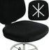 BUYUE Task Office Chair Seat Cover, Super Soft Velvet Student Dorm Computer Chair Stretch Washable Dustproof Slipcover Protectors (Seat Cover Only...