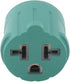 Nema 15 Amp to 20 Amp Plug Adapter Listed NEMA 5-15P to 5-15/20R +6-15/20R (Comb 20Amp T Blade) 15 Amp Household Plug to 20 Amp T-Blade AC Power A...