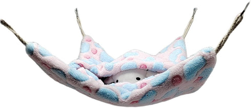 Small Animal Hanging Hammock, Pet Hanging Nap Sack Sleep Bag Bed, Cage Hammock Beds for Ferret Guinea-Pig Sugar Glider Hamster Rat Mice Chinchilla...