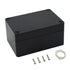LeMotech Junction Box IP65 Waterproof Project Box Dustproof ABS Plastic Electrical Boxes Universal Enclosure for Electronic Black 3.93x 2.68x 1.97...