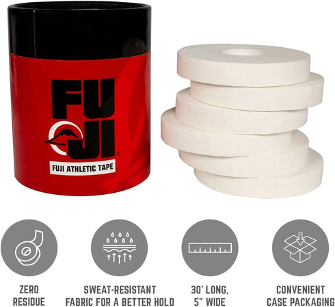 Fuji Jiu-Jitsu and Judo Finger Tape with Case (6 Rolls)...
