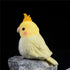 Nohito Realistic Yellow Cockatiel Parrot Bird Plush Toy Stuffed Animal Simulation Fake Bird Cockatoo Stuffed Animals Cute Little Bird Plushie Doll...
