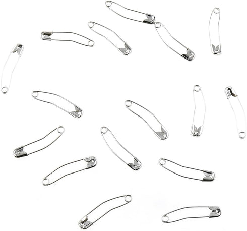 100PCS Sewing Craft Supply Metal Curved Safety Pin for Quilting and Knitting Banana Pin 28MM for Quilting Sewing Knitting and Jewellery Making...