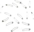 100PCS Sewing Craft Supply Metal Curved Safety Pin for Quilting and Knitting Banana Pin 28MM for Quilting Sewing Knitting and Jewellery Making...