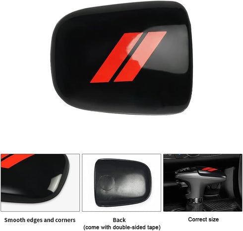 auovo Gear Shift Knob Trim for Charger Accessories Challenger 2015-2023 / Durango 2016-2023 ABS Interior Decoration Gear Shifter Cover (Black)...