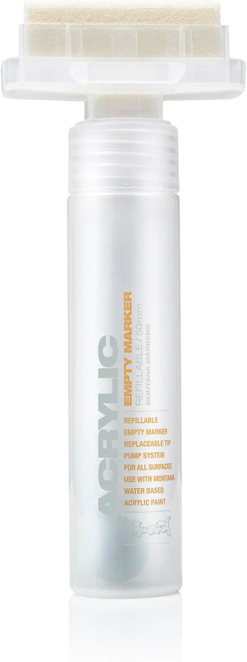Montana Cans Empty Acrylic Marker, 50mm, Clear, 1 Count (Pack of 1)...