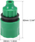 uxcell Quick Connector Hose Pipe Adapter Fitting 4mm Inner Diameter Hose Tubing for Garden Irrigation System 3pcs...