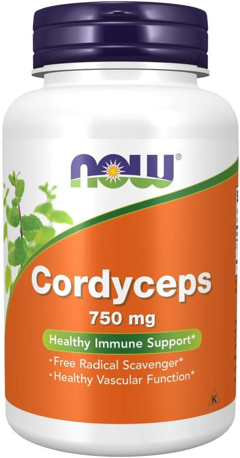 NOW Supplements, Cordyceps (Cordyceps sinensis)750 mg, Healthy Immune Support*, 90 Veg Capsules...