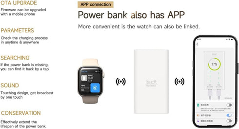 ISDT PB40 10000 mAh Power Bank, 36W Max USB C PD Fast Charging Battery Power Bank, Independent Dual Charge Portable Cell Phone Charger, Mini Power...