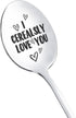 Couples Gifts Spoon for Boyfriend Girlfriend I Cerealsly Love You Gift Spoons for Couple Funny Christmas Valentine's Day Gift for Husband Wife Cer...