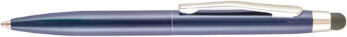 St. Tropez Petite 2-In-1 Stylus & Pen W/Black Ink Open Stock-Blue Barrel...