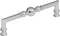 Richelieu Hardware BP8789192140 Firenze Collection 7 9/16-inch (192 mm) Center-to-Center Chrome Traditional Round Cabinet and Drawer Pull Handle f...