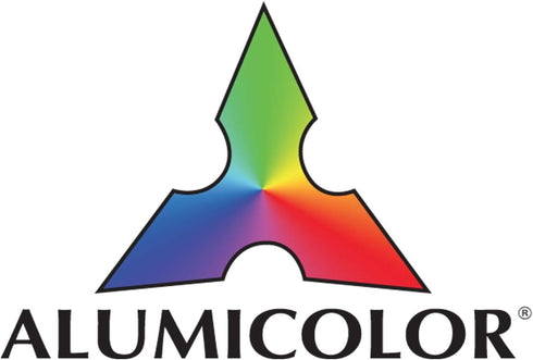 Alumicolor Aluminum Engineer Metric Color-Coded Solid Drafting Scale, 30CM, Silver,3453-1...