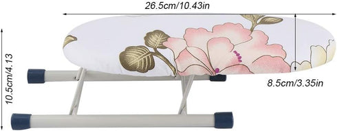 Small Ironing Board, Tabletop Ironing Board Mini Foldable Shirt Cuffs Collars Handling Table for Sleeves, Sewing and Ironing, Dorms, Travel(Peony)...
