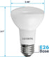LUXRITE BR20 LED Bulb, 45W Equivalent, 2700K Warm White, Dimmable, 460 Lumens, R20 LED Flood Light Bulb 6.5W, Energy Star, Damp Rated, E26 Base, P...