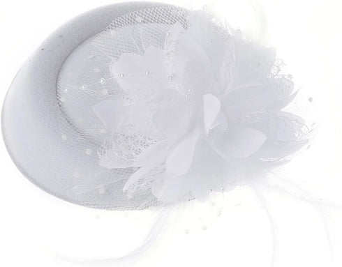 Fascinators Hats 20s 50s Hat Pillbox Hat Tea Hats Kentucky Derby Fascinators Cocktail Tea Party Headwear for Girl and Women...