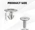 Lower Engine Cover Bolt Pin Screws, 6PCS Splash Shield Hardware Bolts 90674-TY2-A01 and 2PCS Engine Lower Cover Pin Screws 90105-TBA-A00 Compatibl...