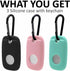 3 Pack Compatible with Tile Pro 2022 Case with Keychain, Flexible Silicone Shock-Absorbing Skin Cover Kit Compatible with Tile Pro 2022 Tracker (B...