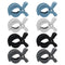 8 Pack Colorful Stroller Clips Pegs to Hook Muslin and Toys Seat Cover Blanket Clips Plastic Universal Clip...