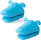 QTECLOR Mini Oven Mitts Gloves-BPA Free Silicone,Heat Resistant, Cooking Pinch Mitts Potholder for Kitchen Cooking & Baking...