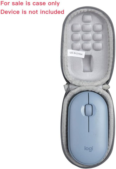 Travel Case for Logitech Pebble M350 / Logitech M355 Portable Wireless Mouse (Blue)...