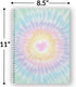 Gotcha Covered Notebooks Softcover Love To Tie Dye 8.5" x 11" Trendy Spiral Notebook/Journal, 120 Wide Ruled Pages, Durable Gloss Laminated Cover,...