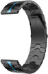 Compatible for Samsung Galaxy Watch 5 Pro 45mm/Classic 46mm/42mm Band, Enamel Stainless Steel Metal Quick Release Watch Strap, Black+Blue...