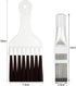 2-in-1 Air Conditioner Cleaning Tool: 2 Pieces - Condenser Fin Cleaning Brush & Stainless Steel Fin Comb - Nylon Bristles - White...