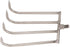 4 Teeth Hand Rake Aquatic Weed Rake Stainless Steel Stainless Steel 4 Teeth Hand Rake Portable Aquatic Weed Rake with 8Mm Threaded Interfa for Fis...