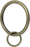 Ivilon Drapery Eyelet Curtain Rings - 1.7" Ring Loop for Hook Pins, Set of 14 - Antique Brass...