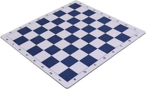 Standard Vinyl Roll Up Chess Boards - Professional Club & Tournament Chess Boards (2.25" Square, Blue Rubber)...