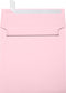 LUXPaper Square Invitation Envelopes | Peel & Press | 6 1/4" x 6 1/4" | Candy Pink | 80lb. Text | 50 Qty...