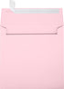 LUXPaper Square Invitation Envelopes | Peel & Press | 6 1/4" x 6 1/4" | Candy Pink | 80lb. Text | 50 Qty...