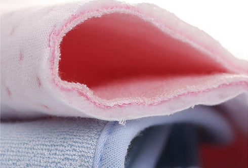 2pcs Pack Monvecle Baby Infant Waterproof Cotton Changing Pads Washable Resuable Diapers Liners Mats, Pink Bear-2pcs Medium 28" x 20"...