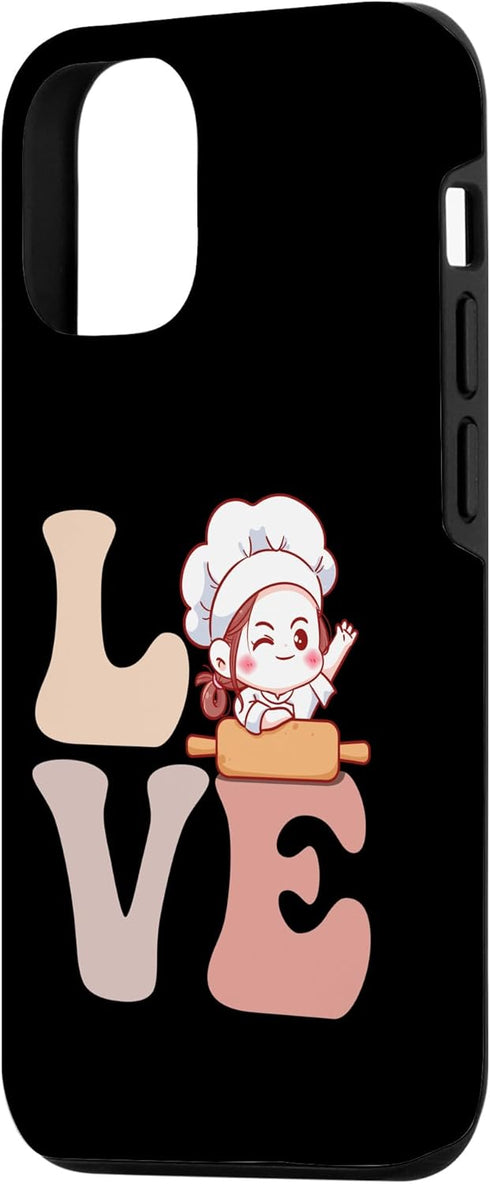 iPhone 12/12 Pro Bread Baker Bread Baking LOVE Case...