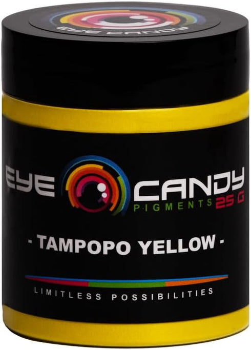 Mica Powder Pigment “Tampopo Yellow” (25g) Multipurpose DIY Arts and Crafts Additive | Woodworking, Epoxy, Resin, Natural Bath Bombs, Paint, Soap,...