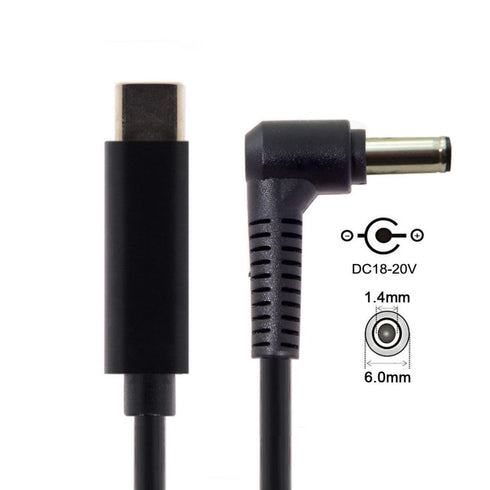 chenyang USB C to DC 6.0x1.4mm Power PD 65W Charge Cable for Laptop Notebook...